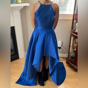 Blue high-low hem dress (Fashion Nova) NWT